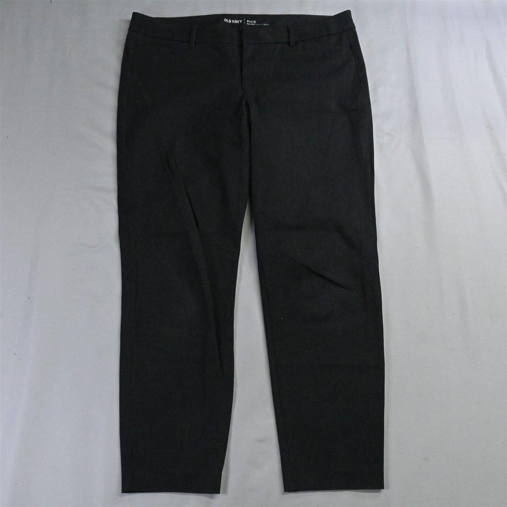 Old Navy 12 Gray Pixie Mid Rise Skinny Stretch Womens Dress Pants